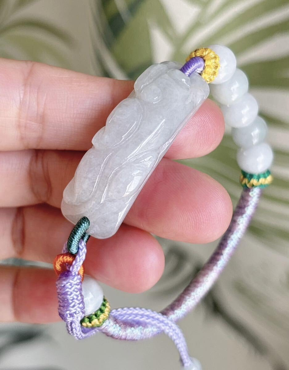 ブレスレット 三色 本翡翠 ヒスイ A貨 無着色・無化学加工 誕生日